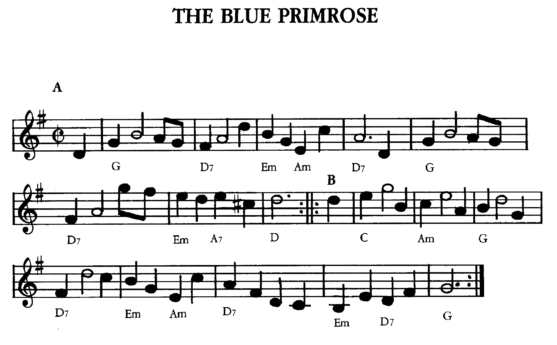 Blue Primrose, The (music)